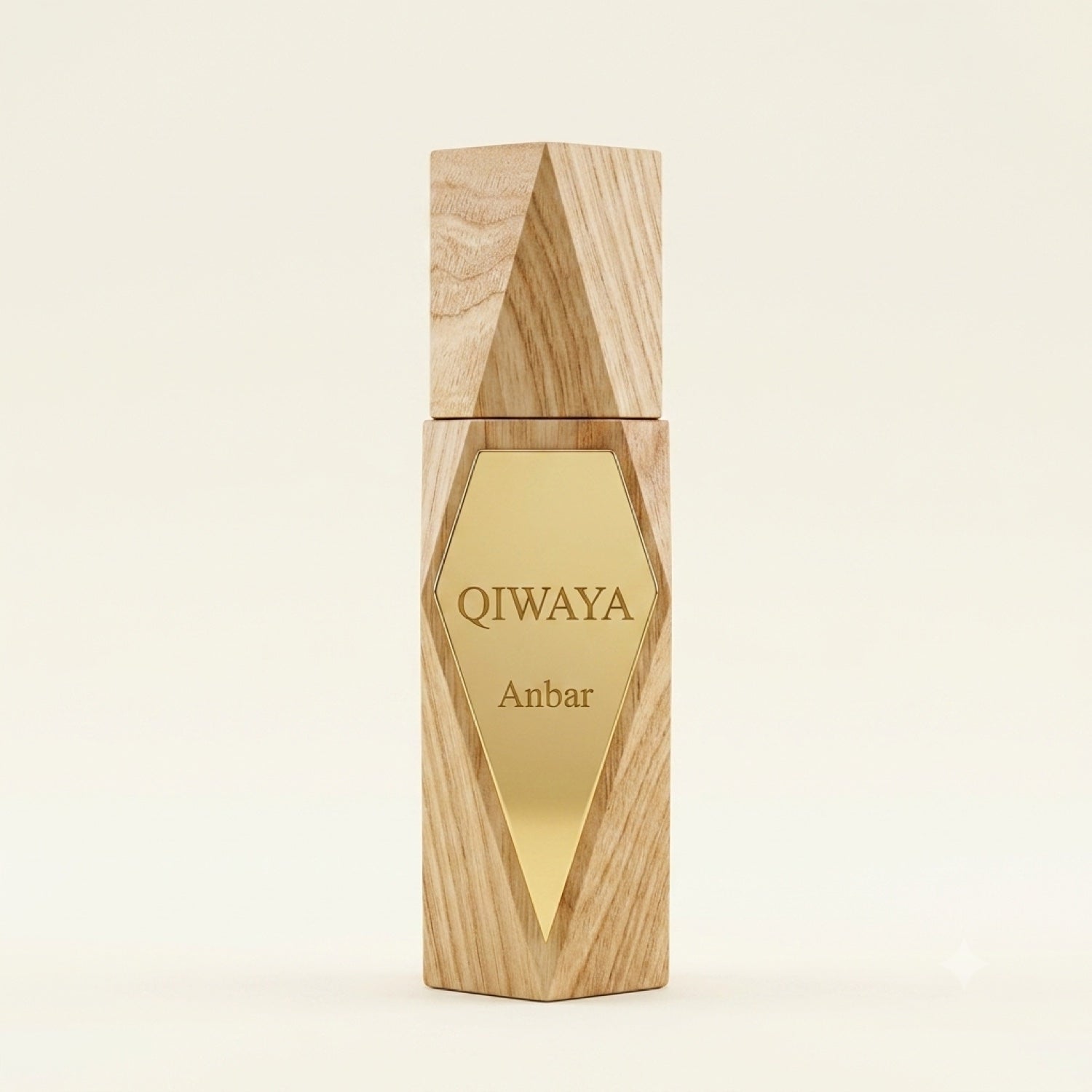 Qiwaya wooden attar bottle crafted in the Kannauj tradition